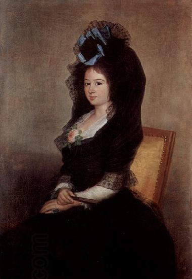 Francisco de Goya Portrat der Narcisa Baranana de Goicoechea oil painting picture